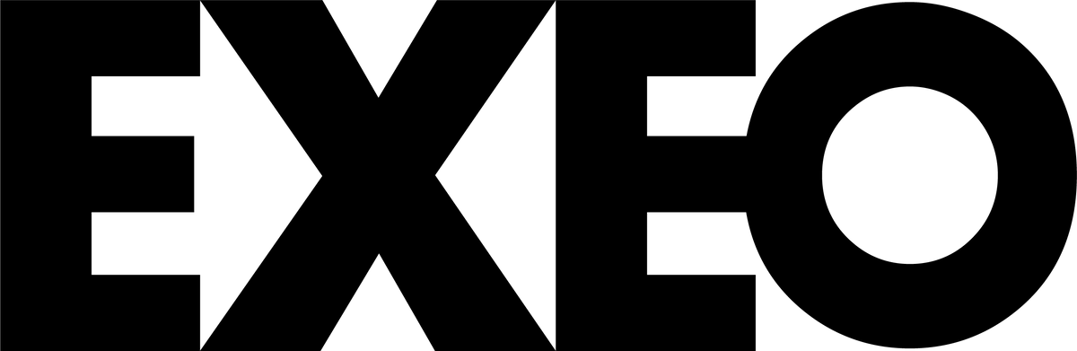 EXEO logga svart